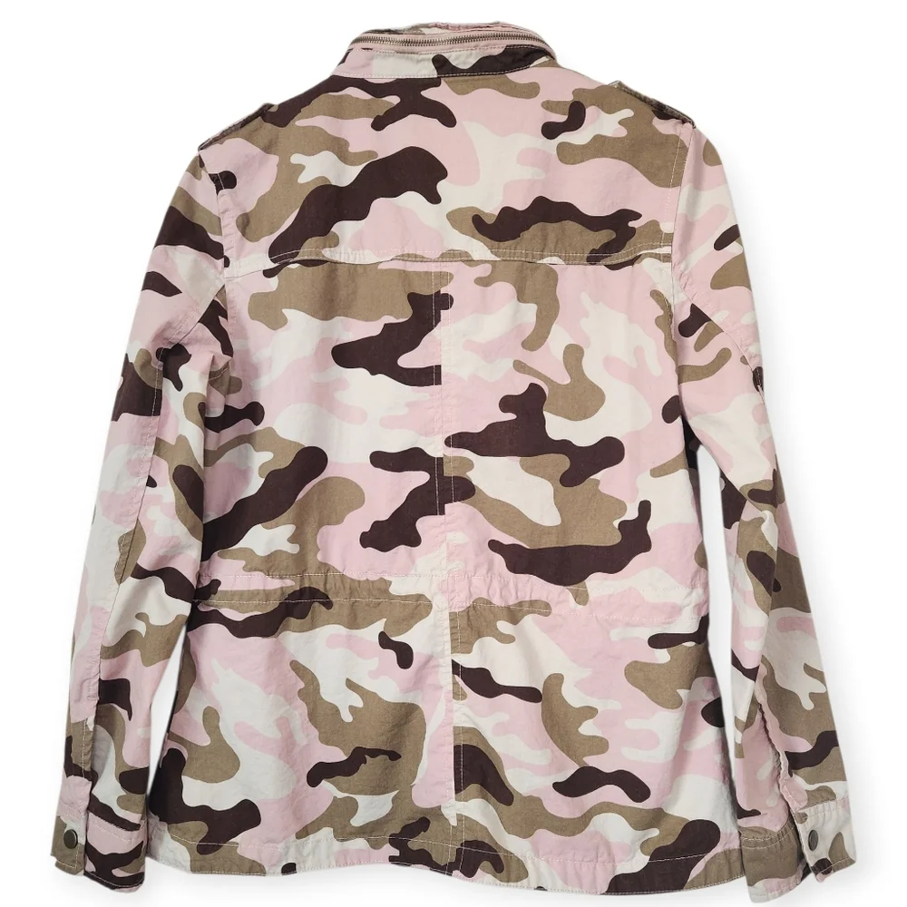 Love Tree Pink Camo Utility Jacket Size M